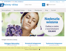 Tablet Screenshot of colway-sklep.com